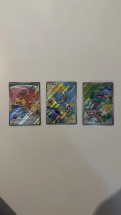 Pokemon TCG First Partner Illustration Collection Series 1 Kanto GEN 1 Starters - Image 1