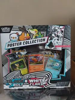 Pokemon: Scarlet & Violet 10.5 - Black Bolt & White Flare Poster Collection Box - Image 1
