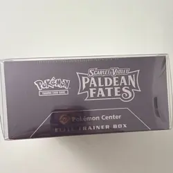 Pokemon Center Paldean Fates Elite Trainer Box ETB with Platinum Protector Case - Image 2