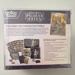 Pokemon Center Paldean Fates Elite Trainer Box ETB with Platinum Protector Case - Image 3