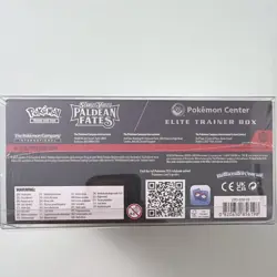 Pokemon Center Paldean Fates Elite Trainer Box ETB with Platinum Protector Case - Image 4