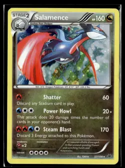 Pokemon TCG Blister Exclusives #057/108 Salamence Cosmos Holo - Image 1