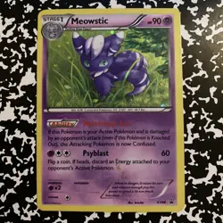 Pokemon TCG Meowstic XY48 Promo (LP) - Image 1
