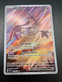 Pokemon TCG Mesprit 204/191 Illustration Rare Surging Sparks - Image 1