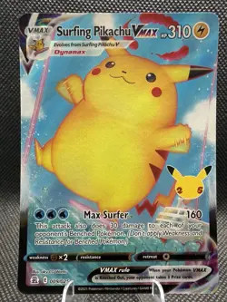 Pokemon TCG Pikachu Celebrations Lot Of 5 Vmax Holo 25th Anniversary Rare - Image 4