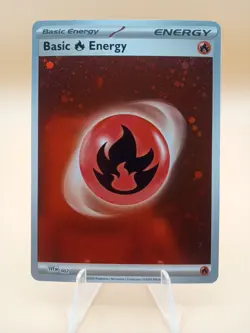 2023 Pokemon 151 Fire Energy #002 Double Swirl - Image 1