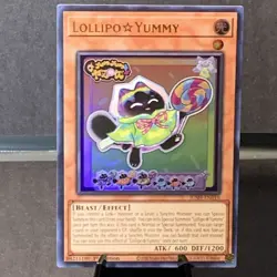 Yugioh Lollipo Yummy JUSH-EN018 Justice Hunters 1st Edition NM/M Super Clean - Image 1