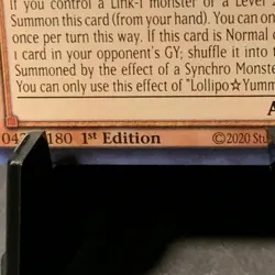 Yugioh Lollipo Yummy JUSH-EN018 Justice Hunters 1st Edition NM/M Super Clean - Image 3