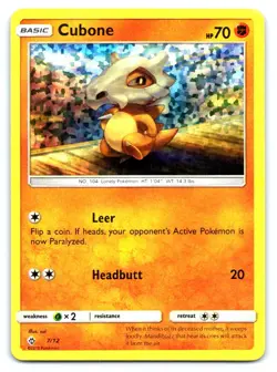 Cubone - 7/12 Pokemon Promo McDonald's Promos 2018 007/012 - Image 1