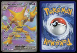 Alakazam ex 188/165 Full Art Ultra Rare 151 Pokemon English NM - Image 3