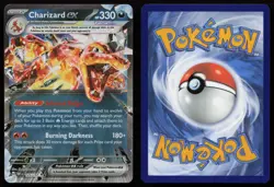 Charizard ex 125/197 Double Rare Obsidian Flames Pokemon English NM - Image 3