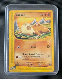 Pokemon TCG Cubone 103 Expedition Base Set - Image 1