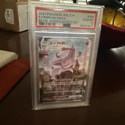 Pokemon 2021 Espeon VMAX 189 Full Art Eevee Heroes Eevee's Set Japanese PSA 10 - Image 2