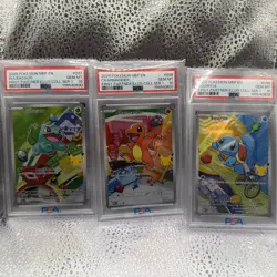 2026 Pokemon First Partner Illustration PSA 10 Sequential Set 30/31/32 - Image 1