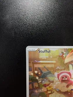 Pokemon TCG Stufful 154/132 Me01: Mega Evolution Holo Illustration Rare English - Image 3