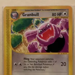 Granbull 61/144 EX Ruby & Sapphire 80 HP Nintendo Pokemon TCG - Image 2
