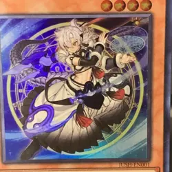 Yugioh Dracotail Lukias JUSH-EN001 Justice Hunters 1st Edition NM/M - Image 3