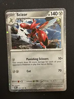Scizor - (Cosmos Holo) 141/197 Miscellaneous Cards & Products Holo - Image 1