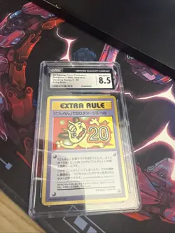 Pokemon Card Extra Rule 20 Damage From Confusion Vending Series 3 [CGC 8.5] - Image 3