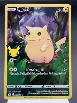 Pikachu 005/025 - Holo Rare - Celebrations Pokemon Card NM - Image 1
