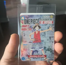 One Piece Monkey D. Luffy USA College Basketball Promo Card SEALED NEW ✅ - Image 1