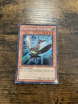 Yugioh The Fabled Rubyruda STBL-EN096 1st Edition Secret Rare NM/VLP - Image 1