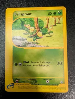 Bellsprout 45 Uncommon Aquapolis Pokemon Near Mint - Image 1
