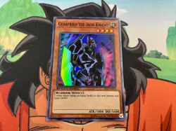 Yu-Gi-Oh! TCG Gearfried the Iron Knight STP1-EN009 Near Mint Super Rare Holo - Image 1