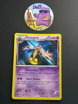 Pokemon TCG Gourgeist 57/146 - English XY Base Set Holo Card NM - Image 1