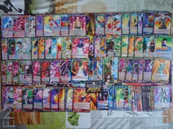 LOT 90 CARTES DRAGON BALL SUPER CARD GAME MASTERS EN BT27 Full Set (C, UC) - Image 1
