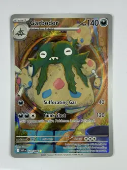 Pokemon TCG Garbodor 141/086 Holo Illustration Rare Card NMINT - Image 1