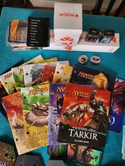 Large Mixed Lot of MTG Life Token Counters Rule Books Card Dividers & More - Image 5