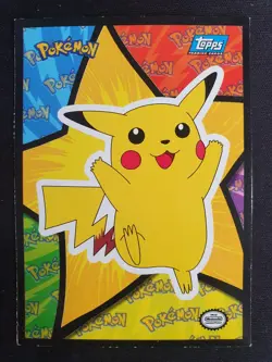 Pokemon Topps Card - The First Movie - Mewtwo - 1999 - Moderately Played - Image 2