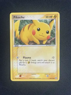 Pokemon Card - Pikachu 74/112 EX FireRed & LeafGreen Non Holo - NM - Image 1