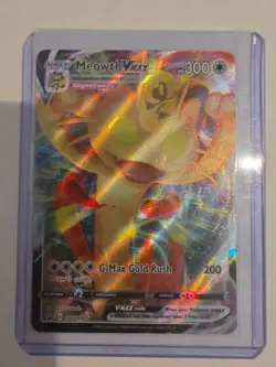 Pokemon Meowth VMAX Promo Holo SWSH: Sword & Shield SWSH005 - Image 1