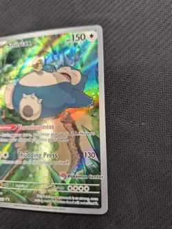 Pokemon TCG English Snorlax 151 Promo 051 Pokemon Center Version NM - Image 3