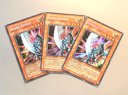 yugioh 3X Blade Knight CT1-EN002 Secret Rare VLP NM play set - Image 2