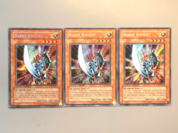 yugioh 3X Blade Knight CT1-EN002 Secret Rare VLP NM play set - Image 3