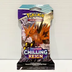 1x Sealed Pokemon TCG Card Chilling Reign Sleeved Booster Pack - Sword & Shield - Image 1