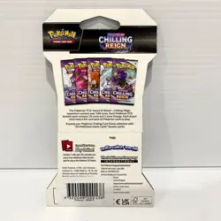 1x Sealed Pokemon TCG Card Chilling Reign Sleeved Booster Pack - Sword & Shield - Image 2
