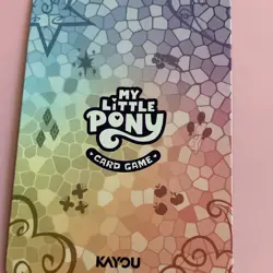 Hasbro My Little Pony CCG Rainbow Dash SD01-GR03 Holo Pegasus Card 2026 - Image 2
