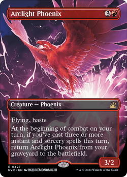 Arclight Phoenix (Anime Borderless) [Ravnica Remastered] Foil Near Mint - Image 1