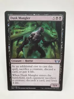 Dusk Mangler NM/M* Streets Of New Capenna ENGLISH 077/281 mtg -UnltdCards - Image 1