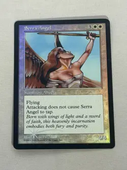MTG FOIL Serra Angel Promo Magic the Gathering - Image 1