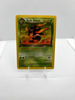 Dark Gloom 36/82 Uncommon Team Rocket Pokemon 1st Edition NM - Image 2