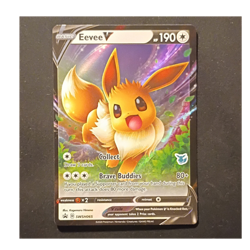 Pokemon Eevee V SWSH065 Sword & Shield Promo Full Art Foil Basic 190 HP - Image 1