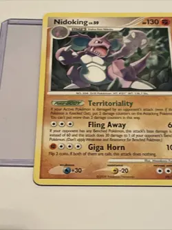 Nidoking 29/111 Rare Rising Rivals Pokemon Near Mint! - Image 2