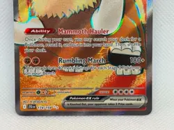 Pokemon Journey Together - Mamoswine EX 174/159 - Ultra Rare - NM/M Condition - Image 3
