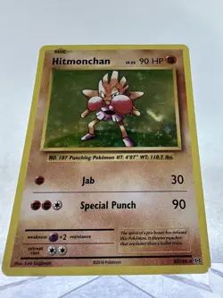 Pokemon TCG Hitmonchan Evolutions 62/108 Holo Rare✅ NM / LP✅ - Image 2