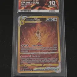 Pokemon TCG Arceus VSTAR GG70/GG70 Crown Zenith Ace 10 - Image 2